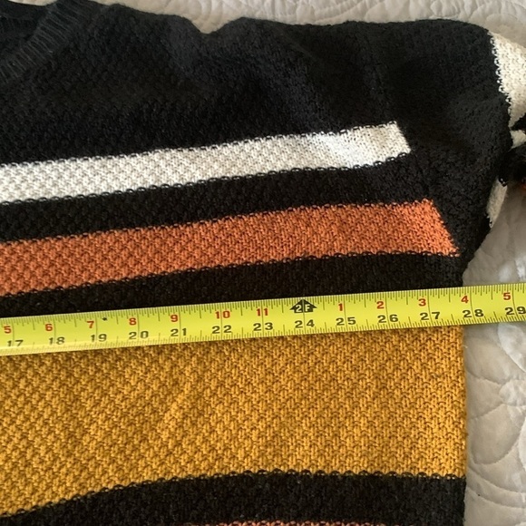 Doe & Rae Multi-Color Pullover Crew Neck Sweater Size L - Picture 7 of 8